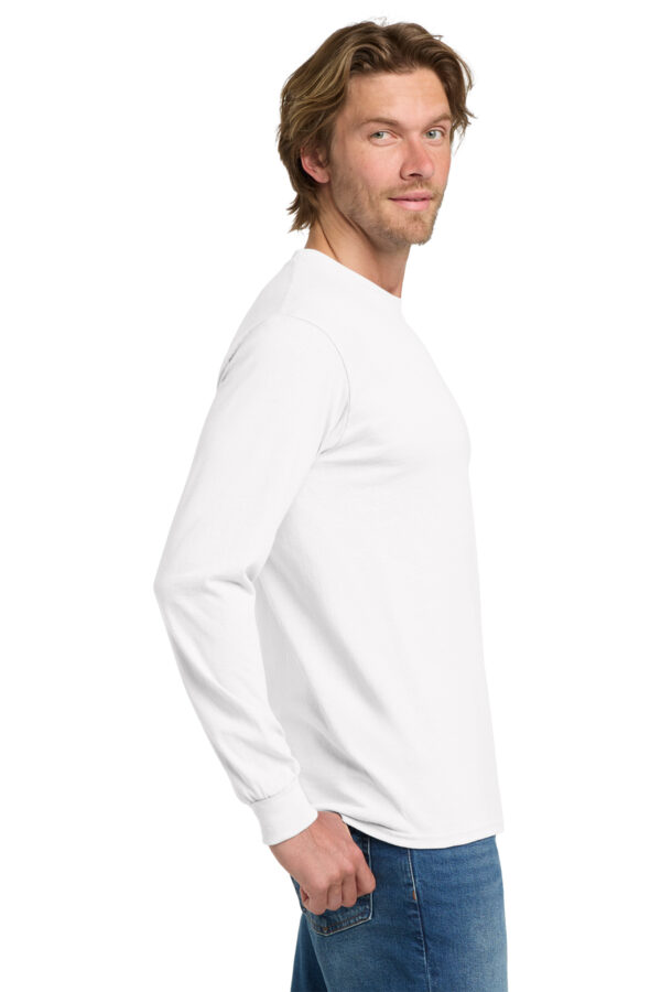 Gildan® - Heavy Cotton™ 100% Cotton Long Sleeve T-Shirt - Image 3